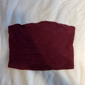 maroon tub top from garage, size small